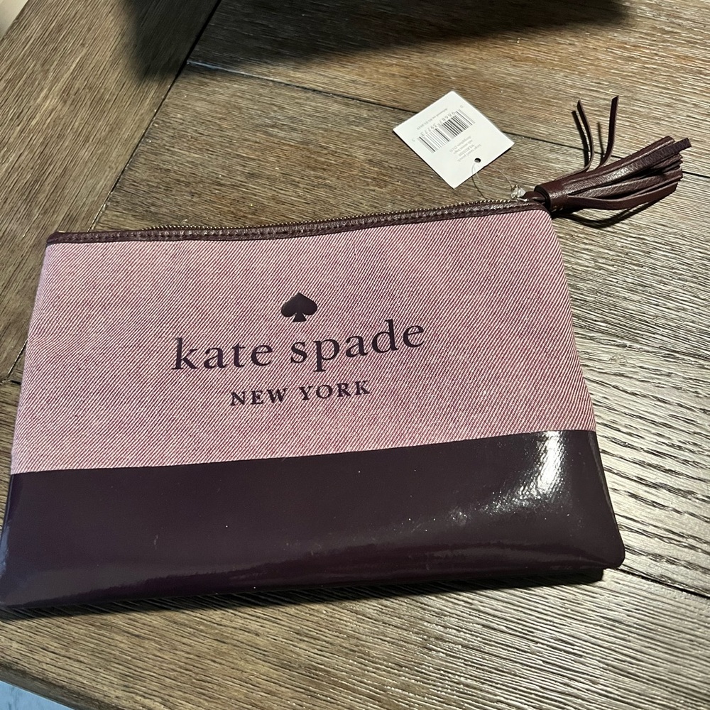 BNWT Kate Spade tassel pouch